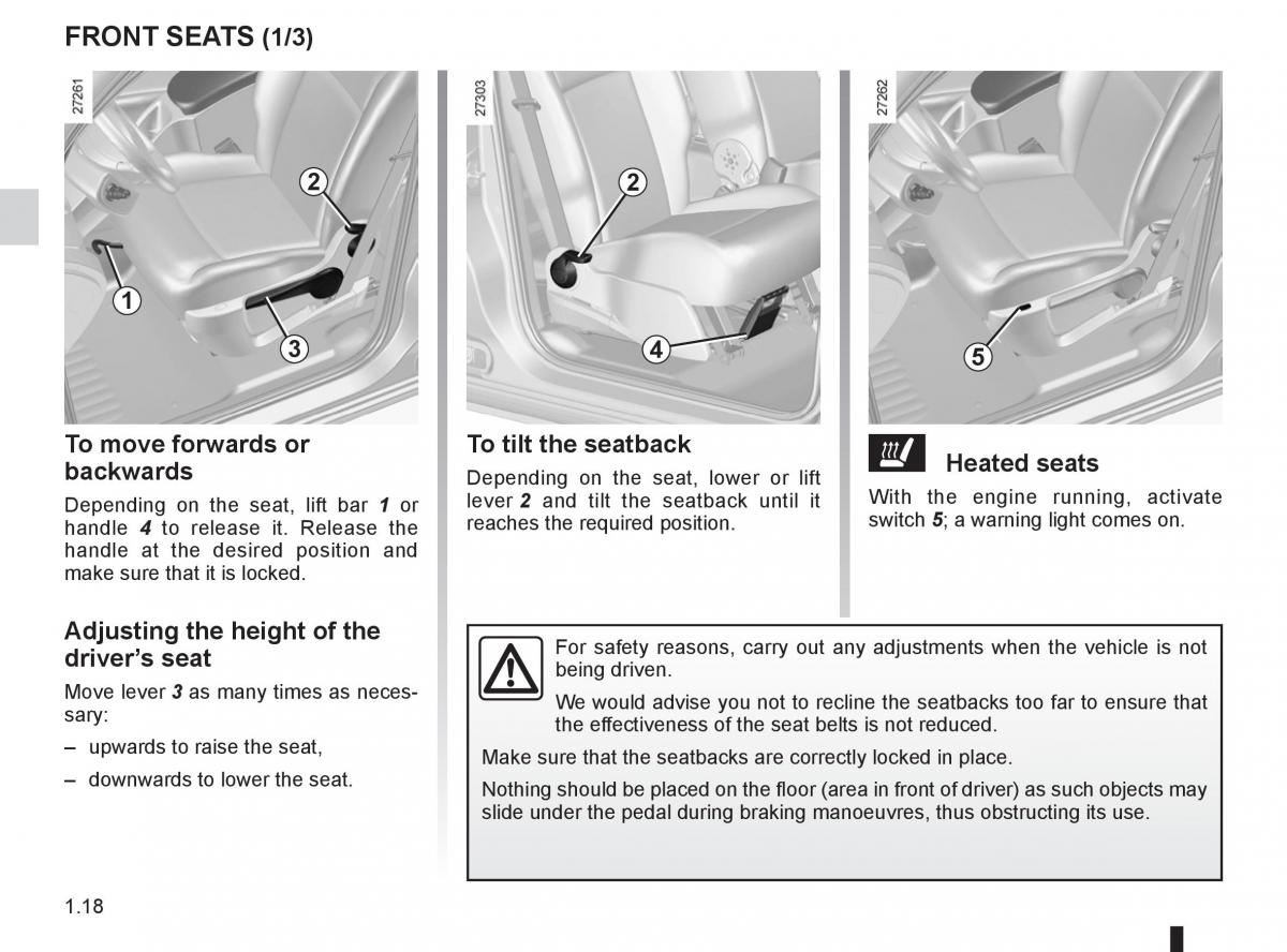 Renault Kangoo II 2 owners manual / page 24