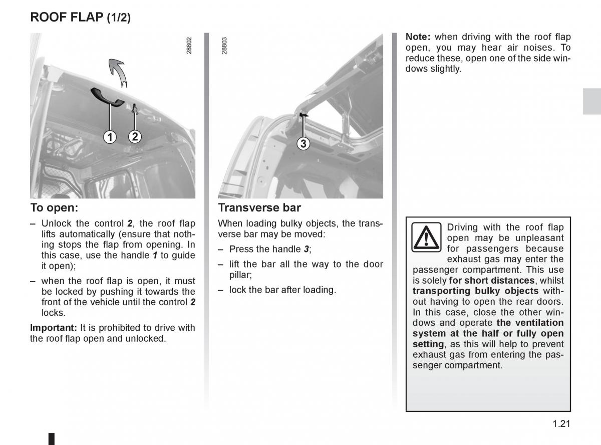 Renault Kangoo II 2 owners manual / page 27