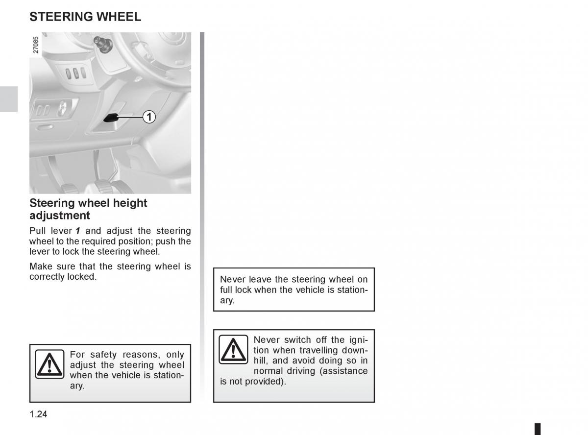 Renault Kangoo II 2 owners manual / page 30