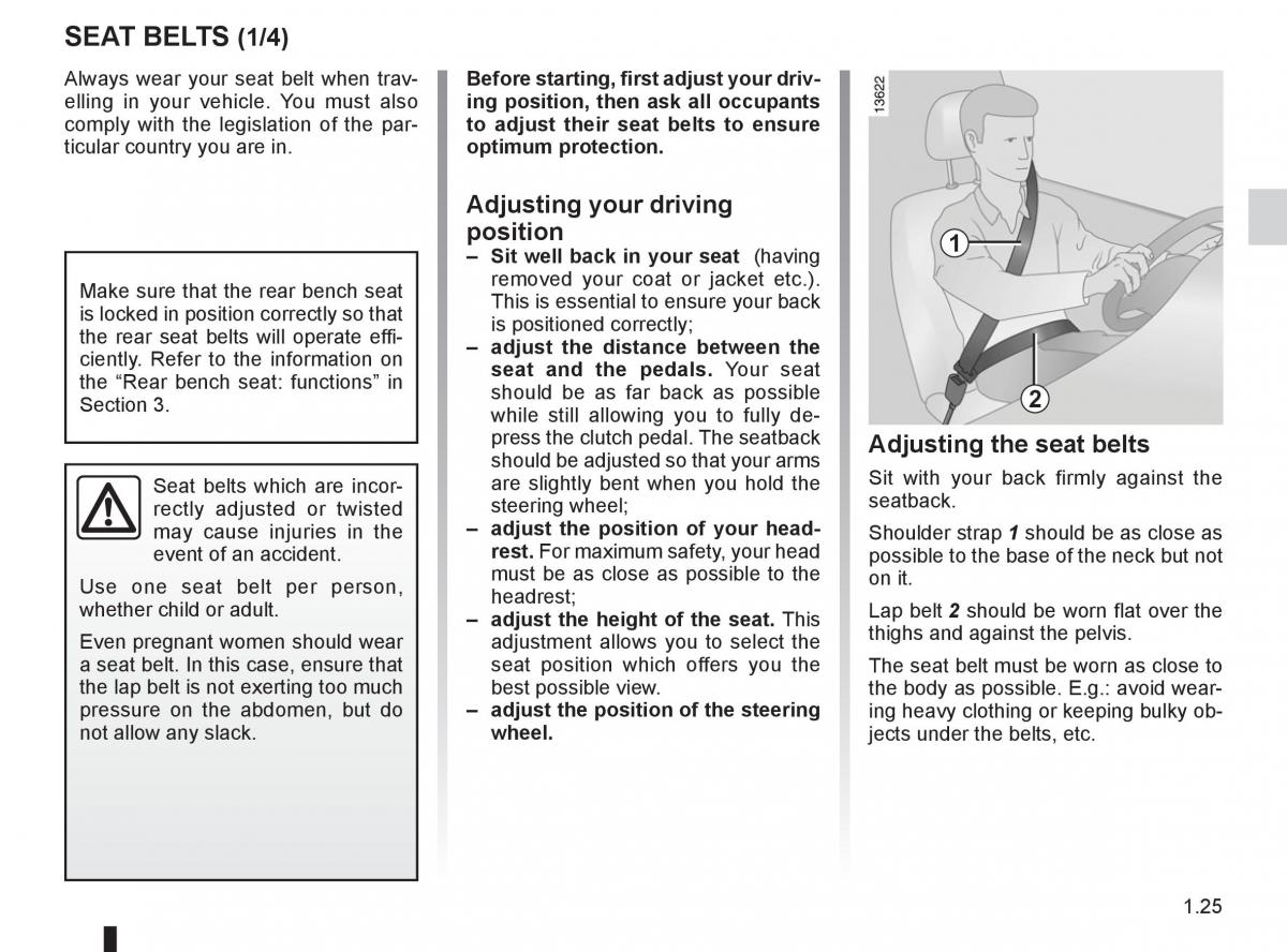 Renault Kangoo II 2 owners manual / page 31