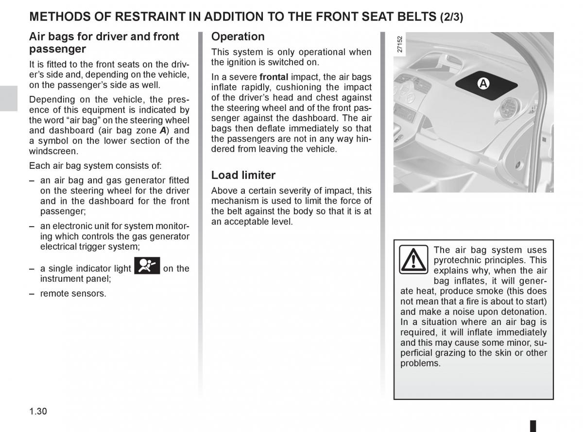 Renault Kangoo II 2 owners manual / page 36