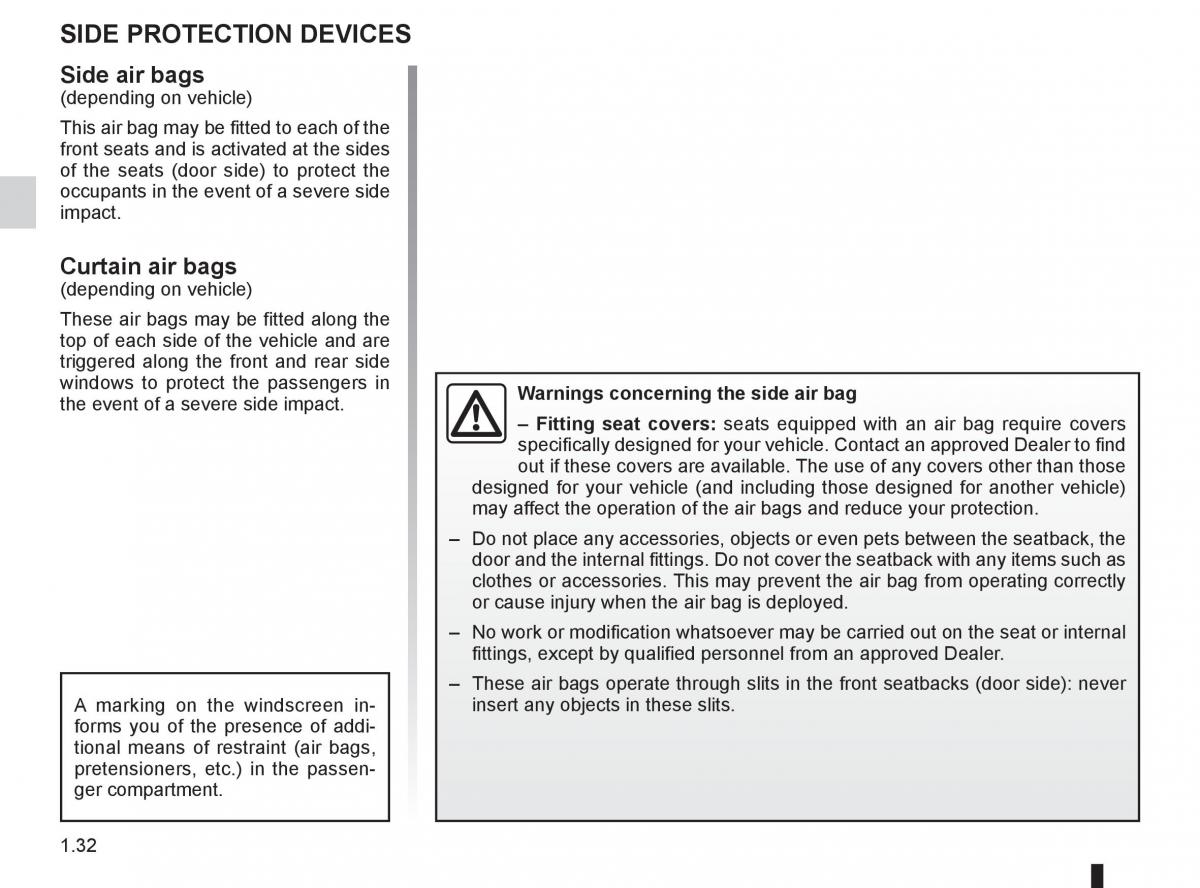 Renault Kangoo II 2 owners manual / page 38