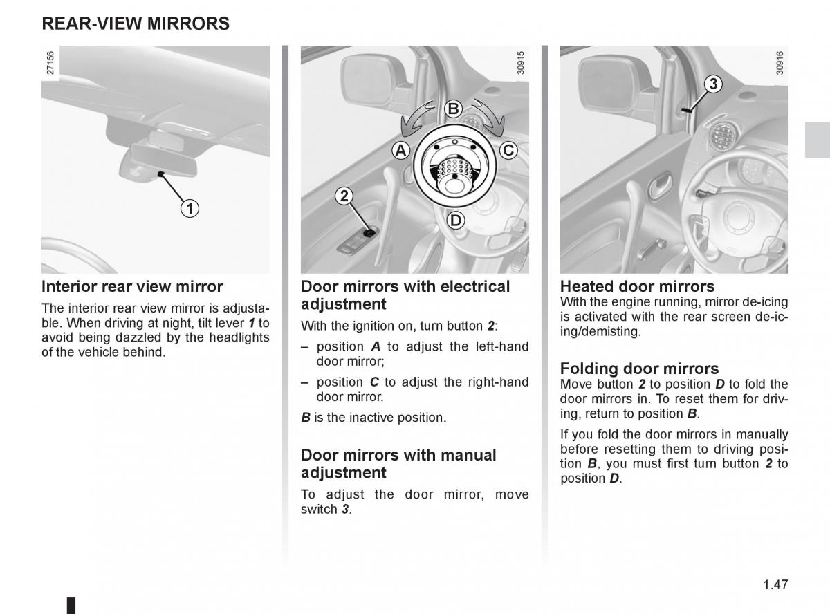 Renault Kangoo II 2 owners manual / page 53