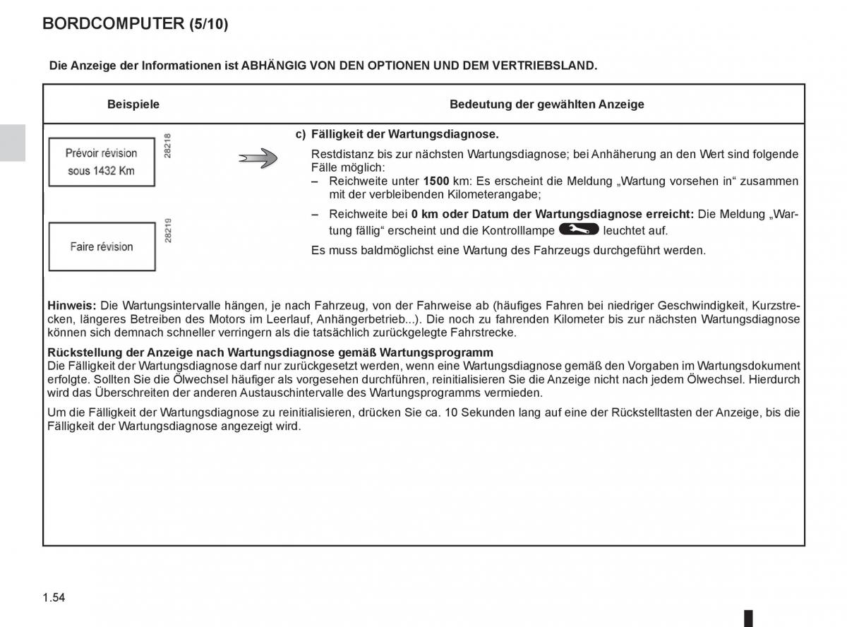 Renault Koleos Handbuch / page 60