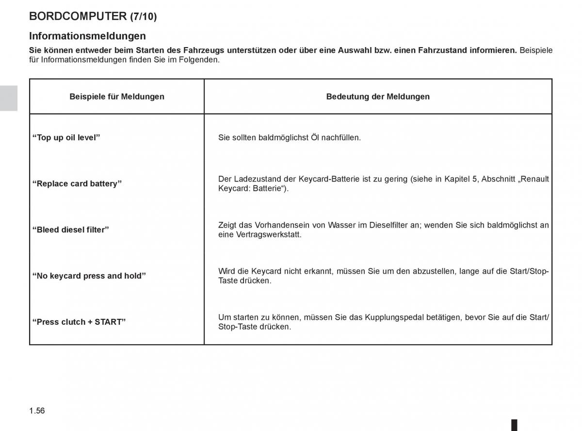 Renault Koleos Handbuch / page 62