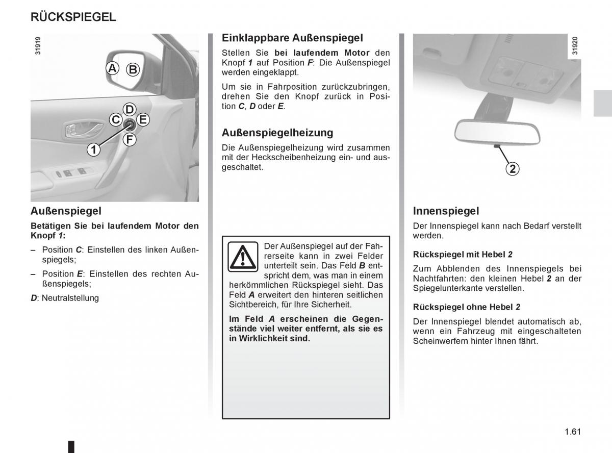 Renault Koleos Handbuch / page 67