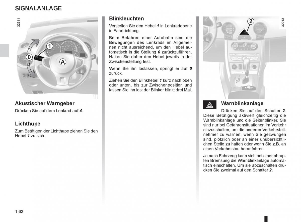 Renault Koleos Handbuch / page 68