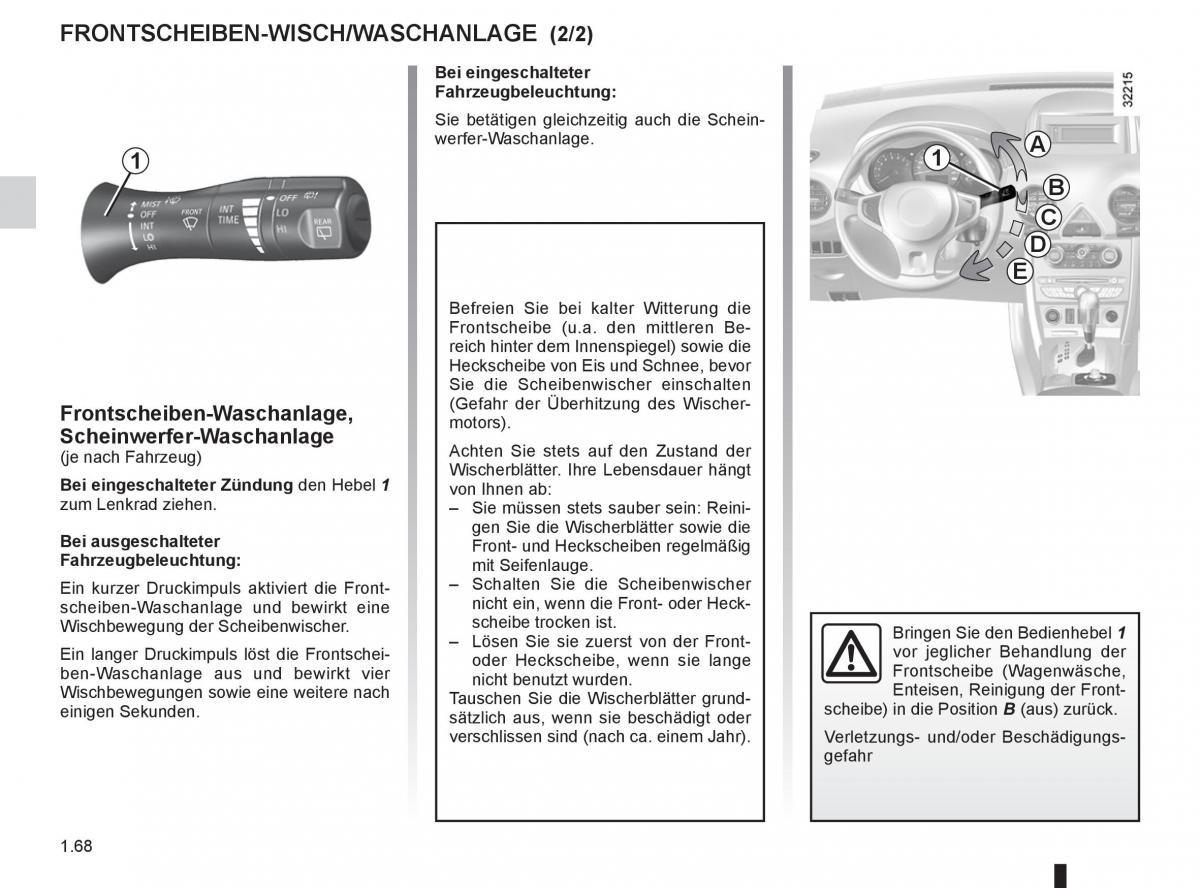 Renault Koleos Handbuch / page 74