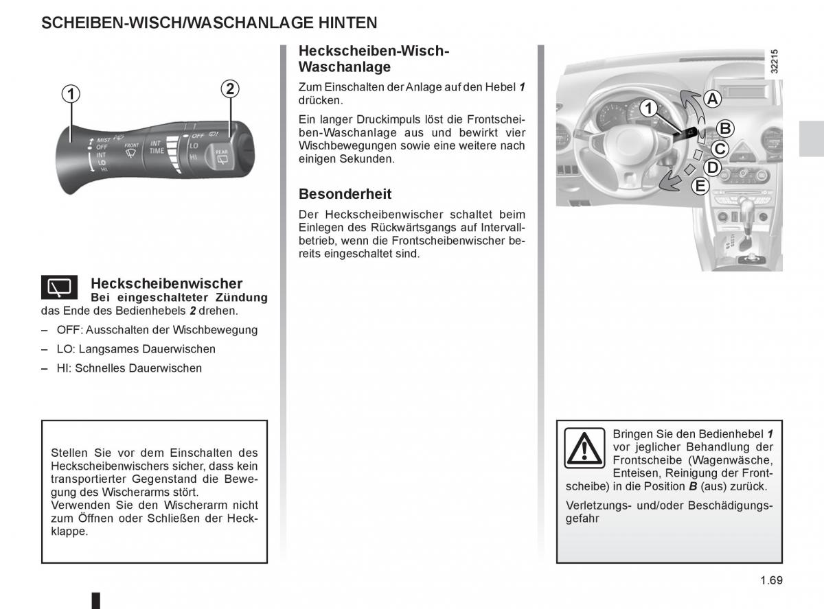 Renault Koleos Handbuch / page 75