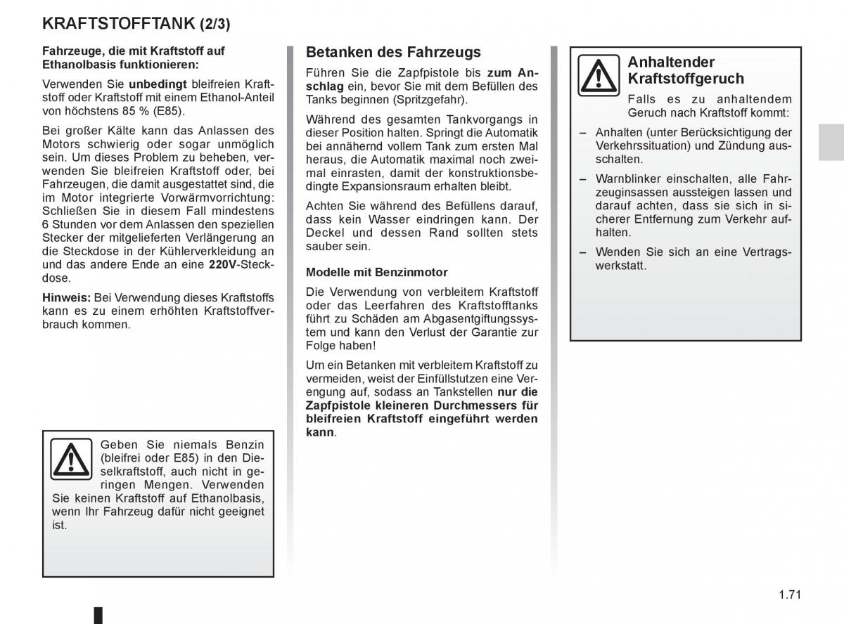 Renault Koleos Handbuch / page 77