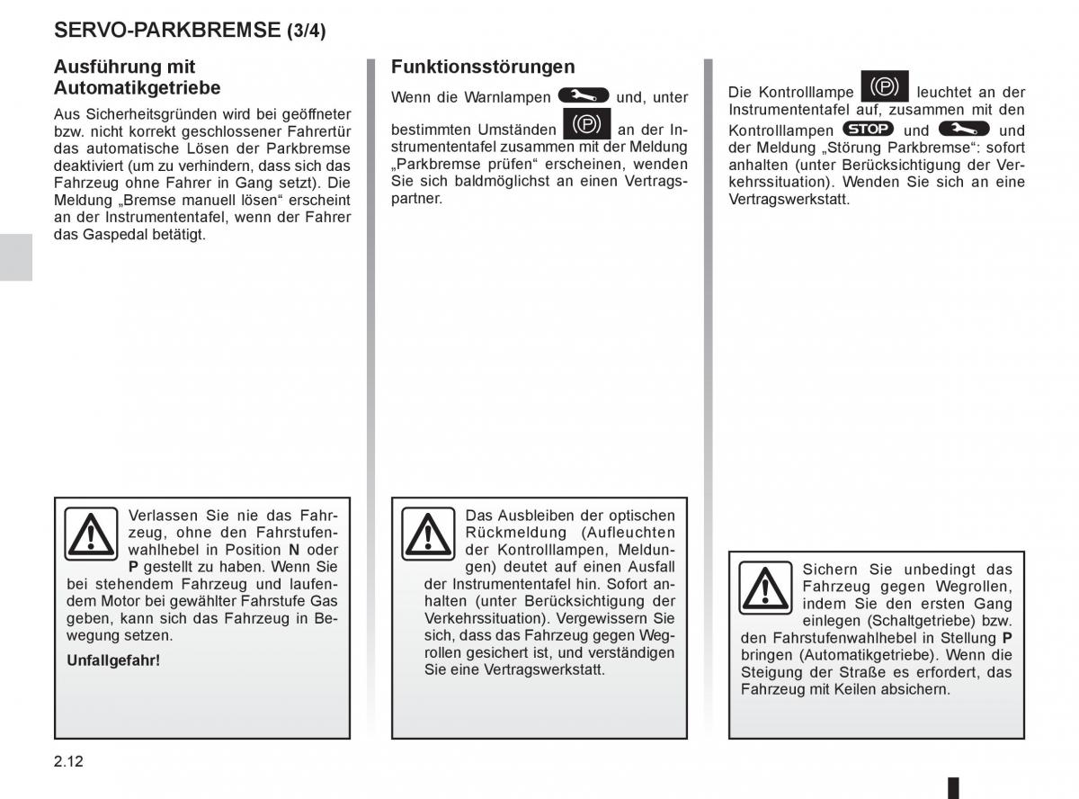 Renault Koleos Handbuch / page 90