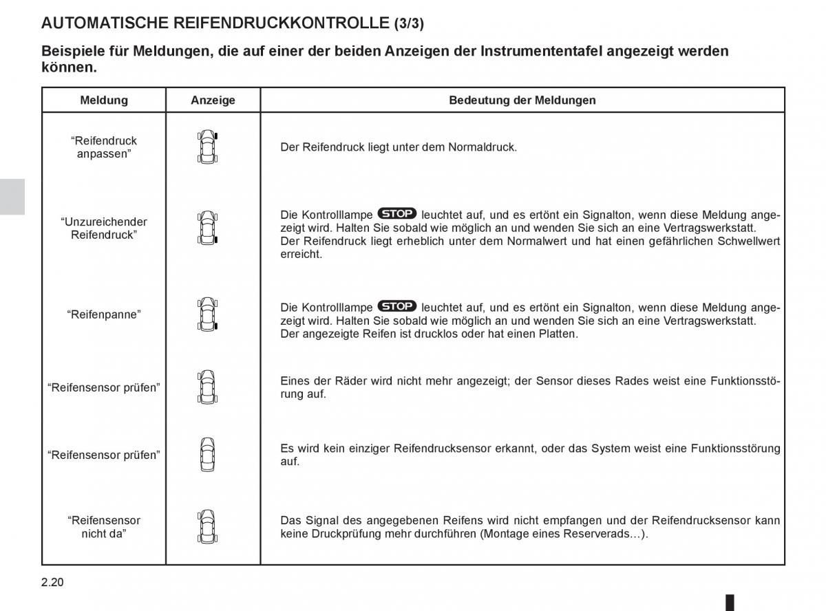 Renault Koleos Handbuch / page 98