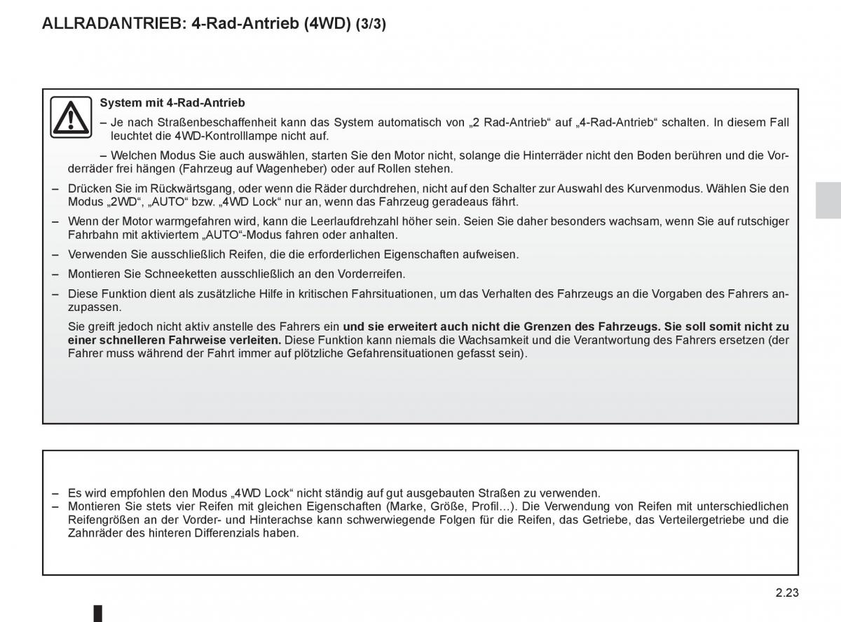 Renault Koleos Handbuch / page 101