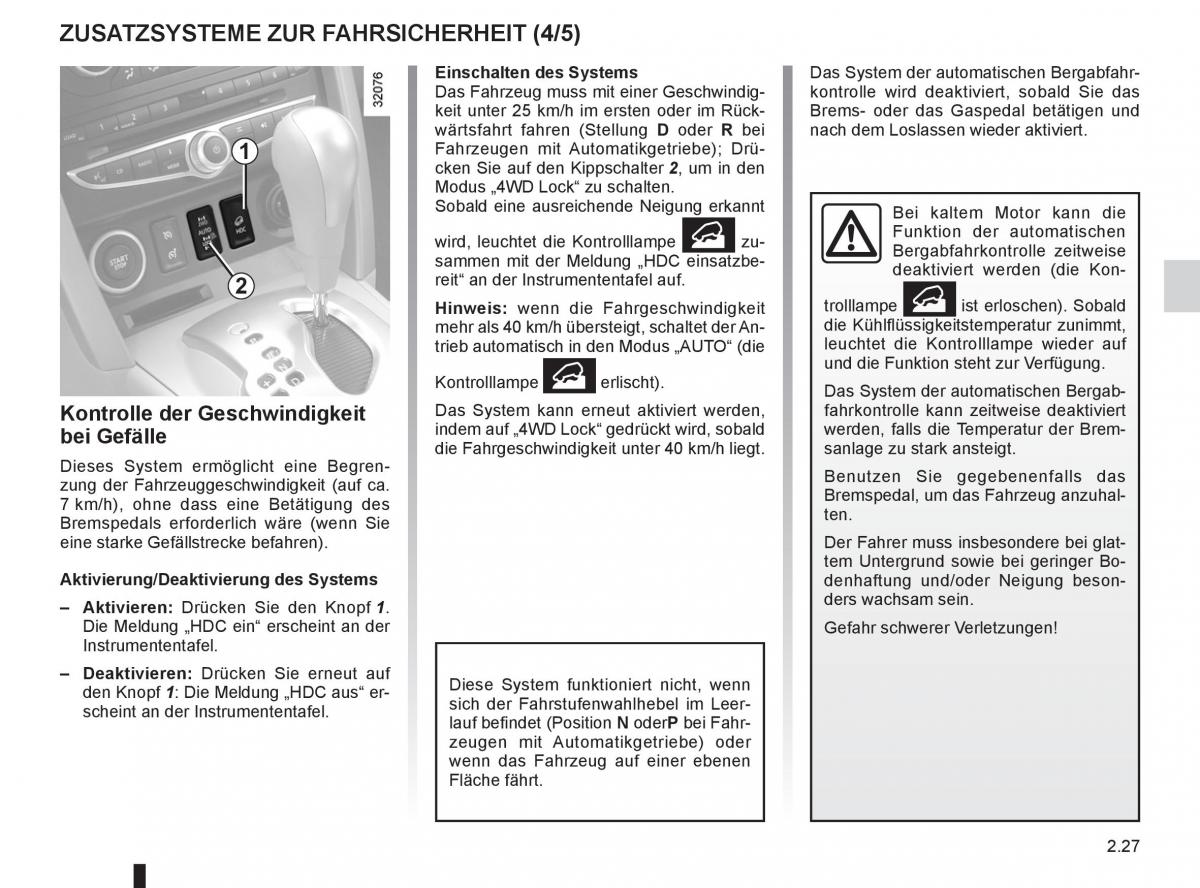 Renault Koleos Handbuch / page 105