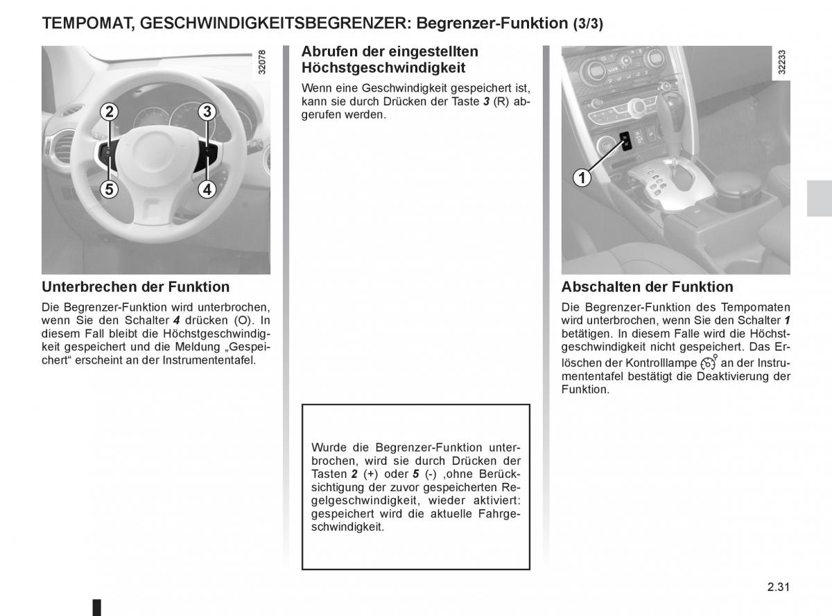 Renault Koleos Handbuch / page 109