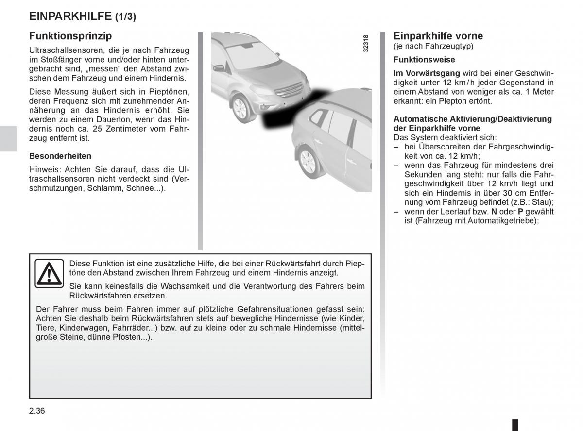 Renault Koleos Handbuch / page 114