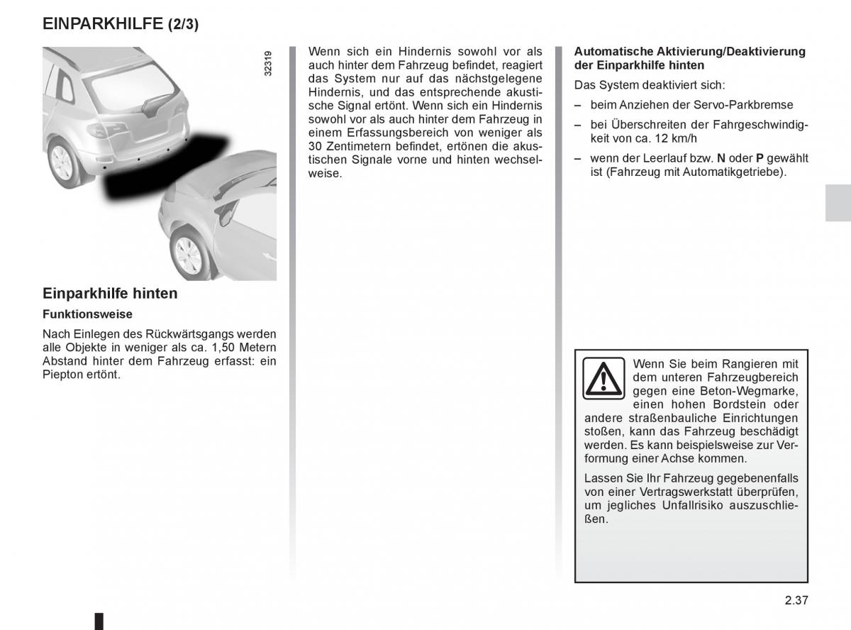 Renault Koleos Handbuch / page 115