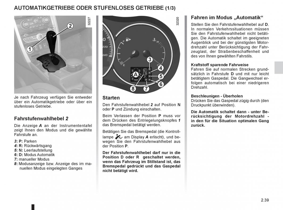 Renault Koleos Handbuch / page 117