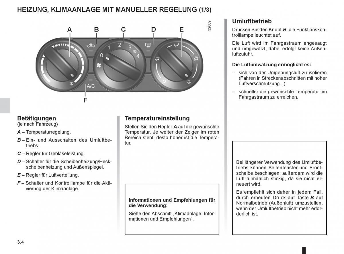 Renault Koleos Handbuch / page 124