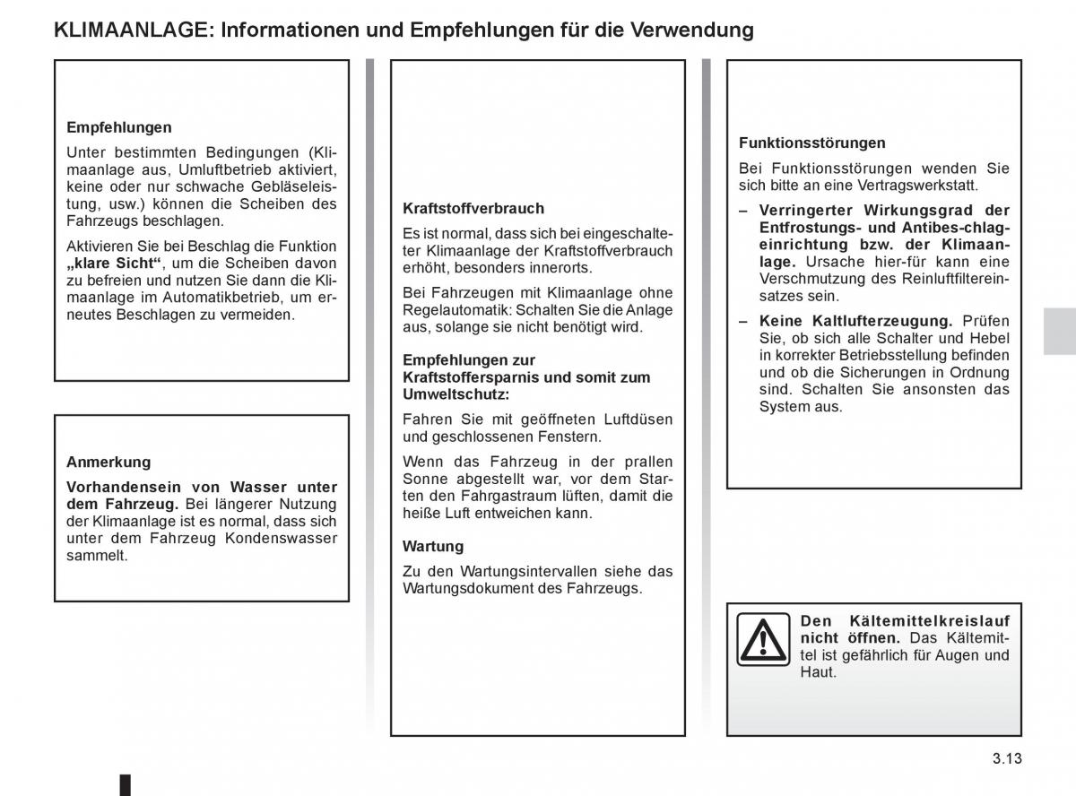 Renault Koleos Handbuch / page 133