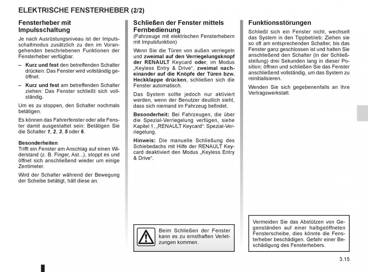 Renault Koleos Handbuch / page 135