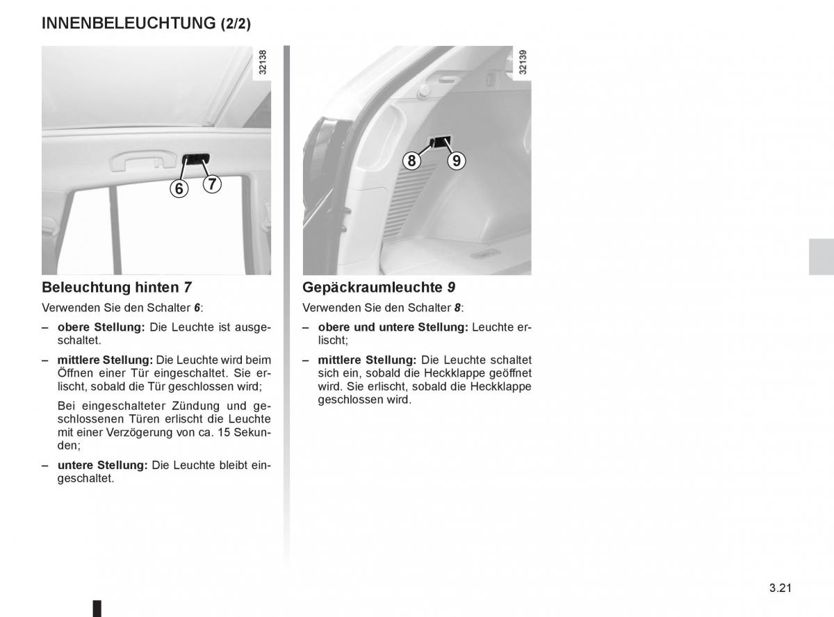 Renault Koleos Handbuch / page 141