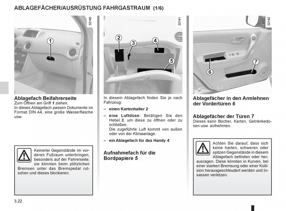 Renault Koleos Handbuch / page 142