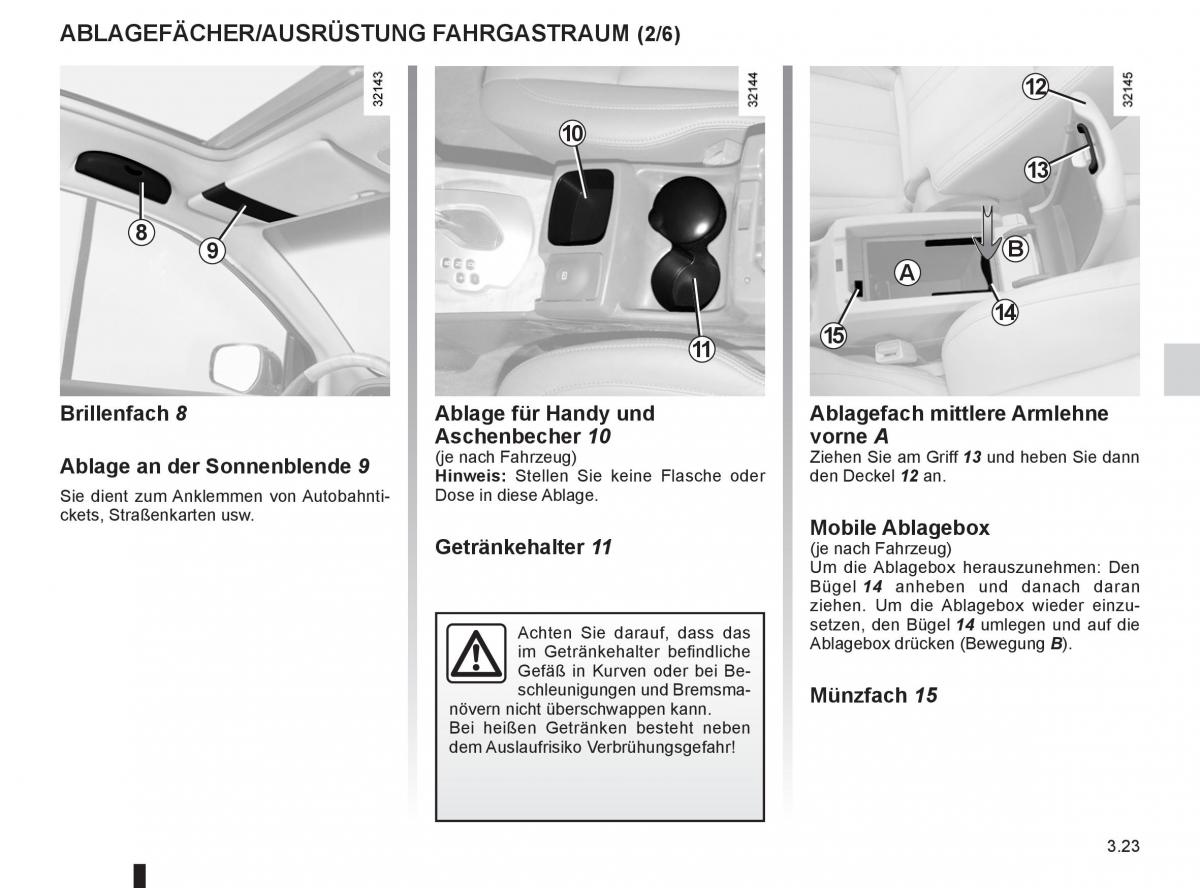 Renault Koleos Handbuch / page 143