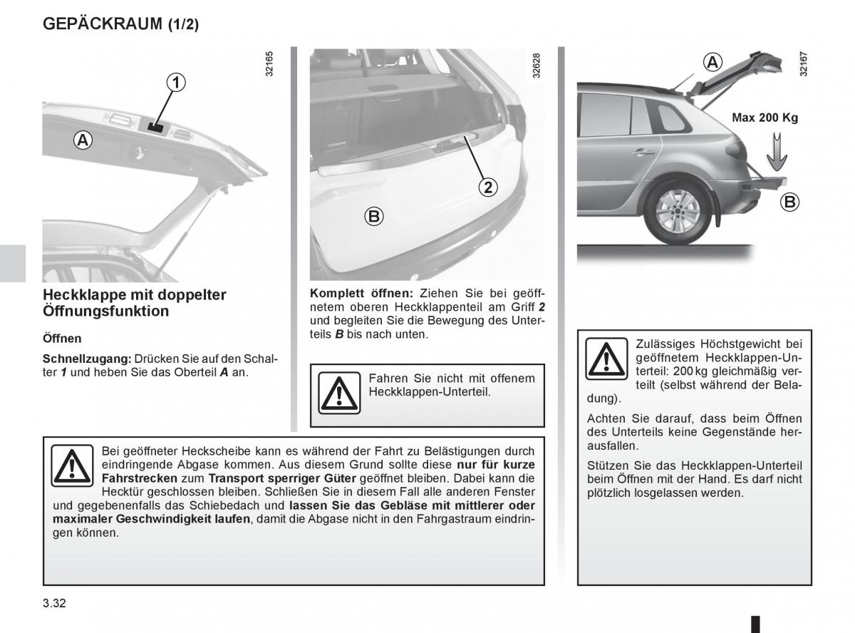 Renault Koleos Handbuch / page 152