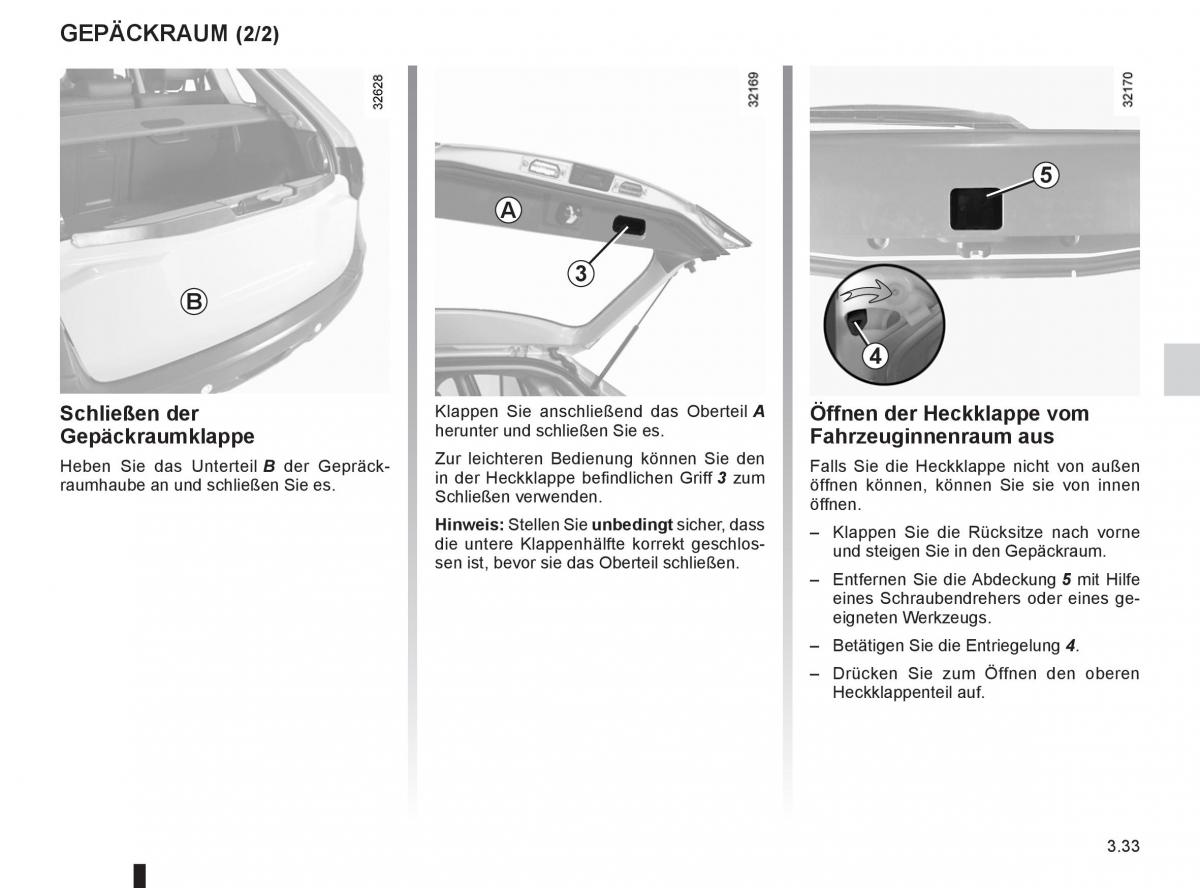 Renault Koleos Handbuch / page 153