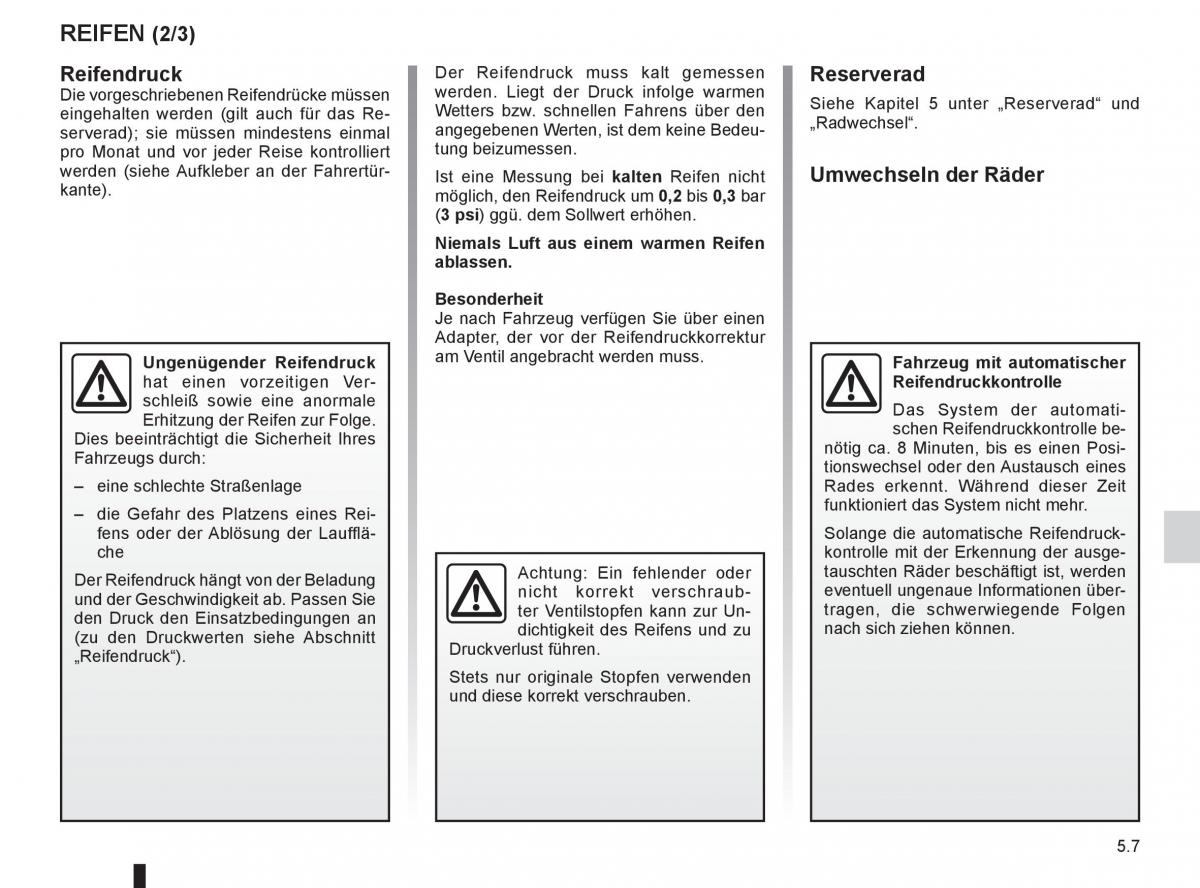 Renault Koleos Handbuch / page 181