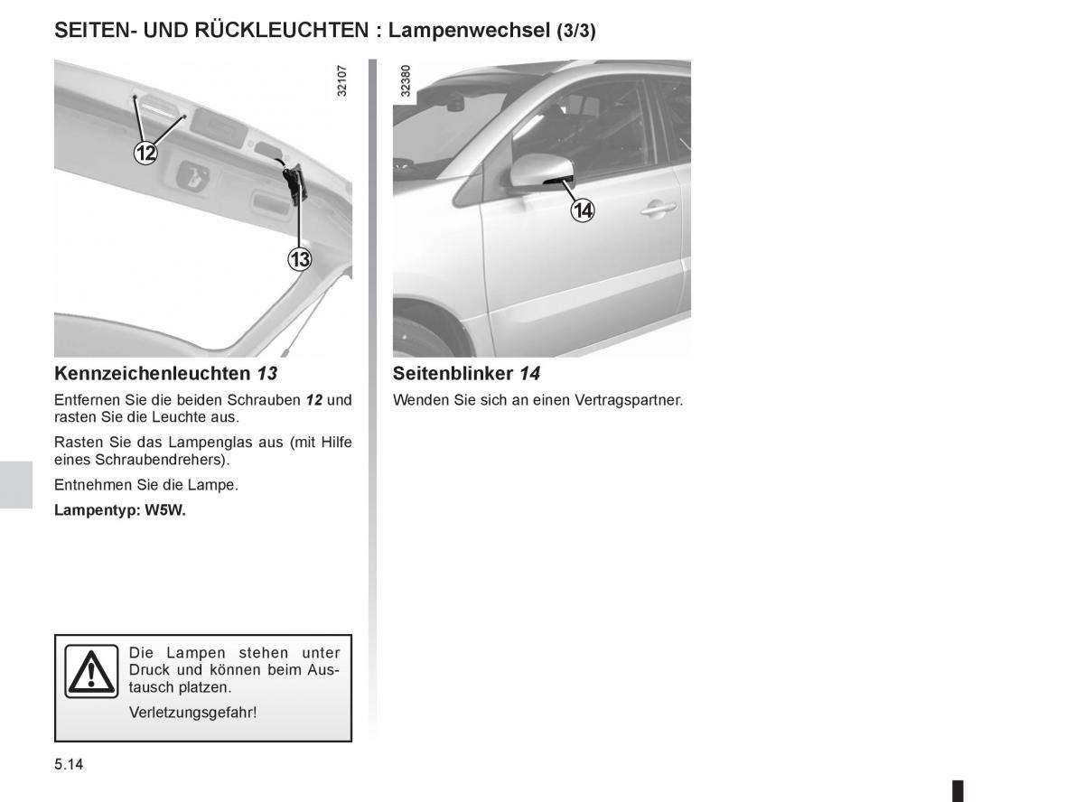 Renault Koleos Handbuch / page 188