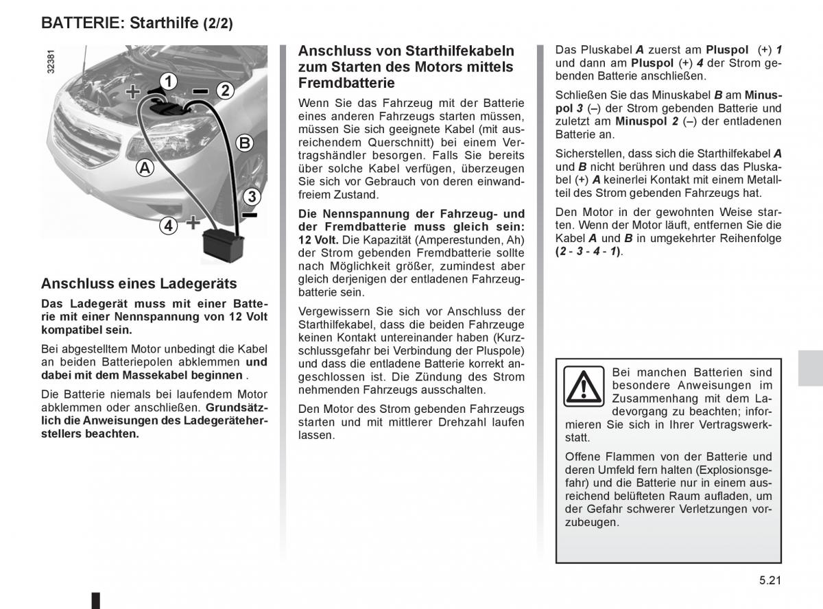 Renault Koleos Handbuch / page 195