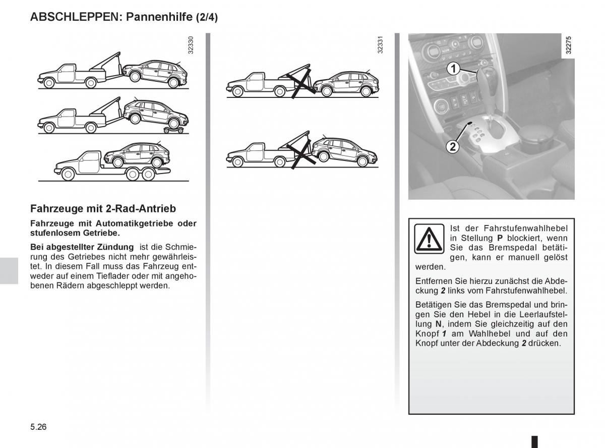 Renault Koleos Handbuch / page 200