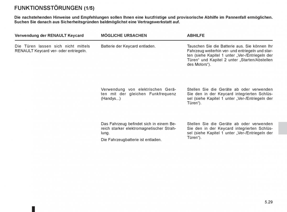 Renault Koleos Handbuch / page 203