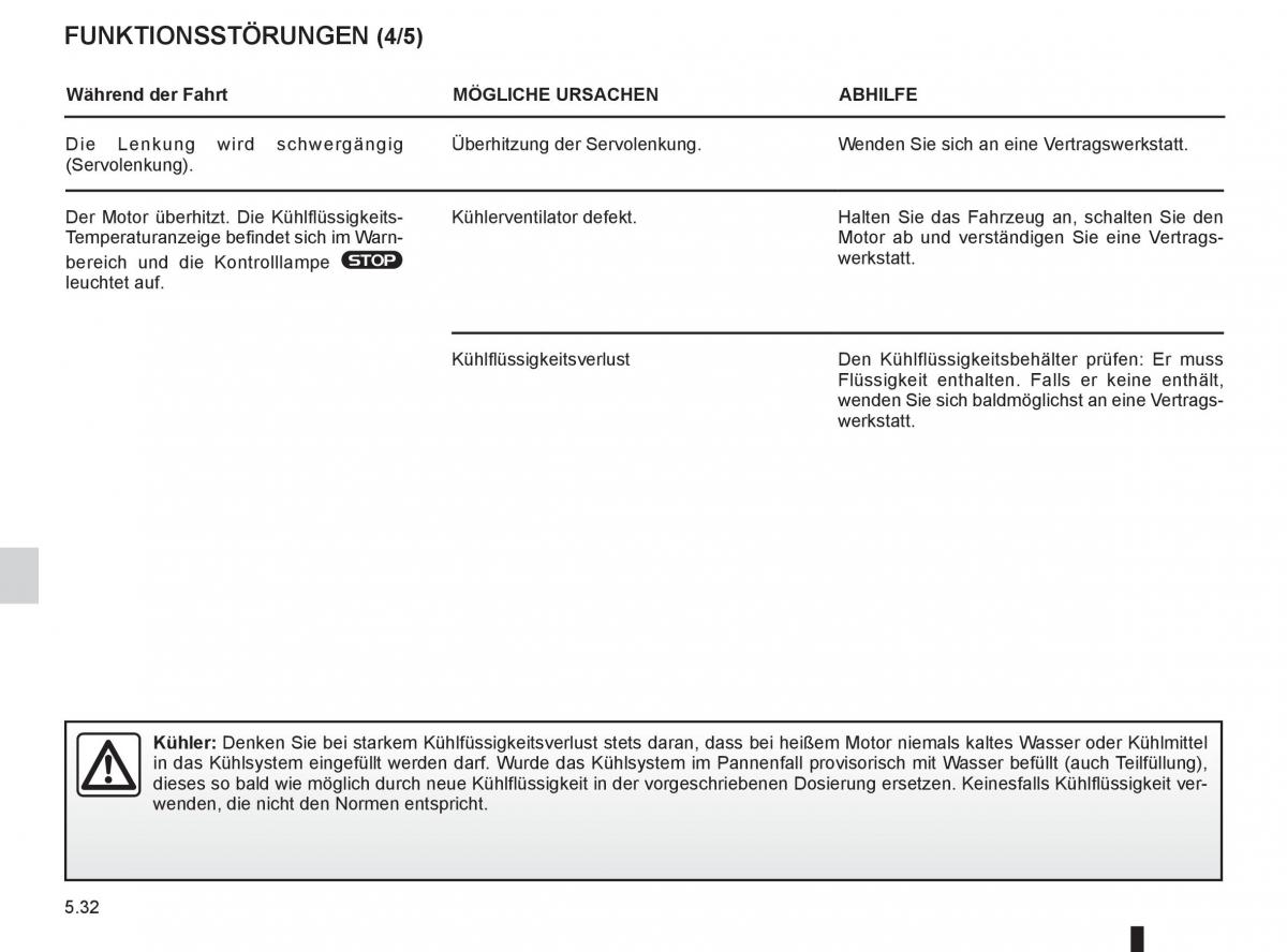 Renault Koleos Handbuch / page 206