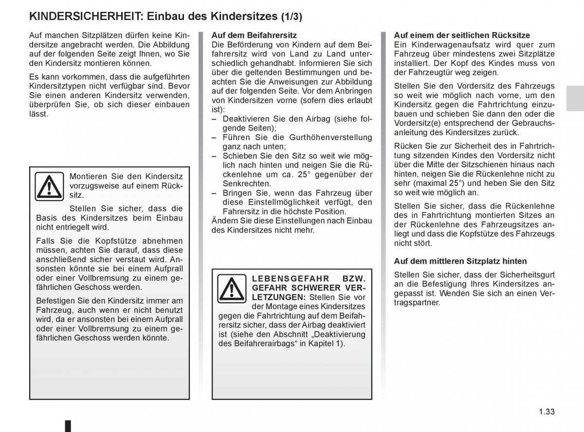 Renault Koleos Handbuch / page 39