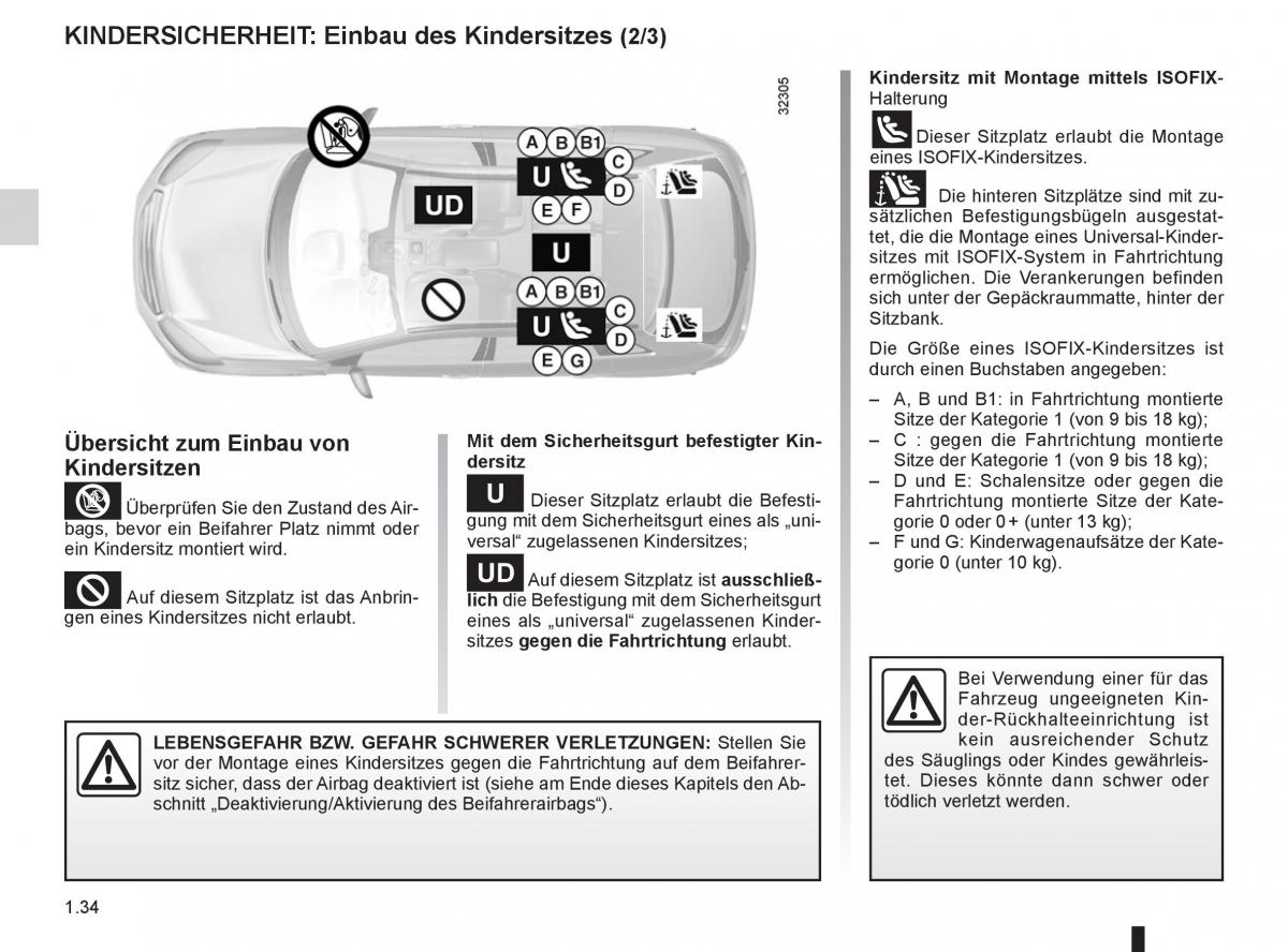 Renault Koleos Handbuch / page 40