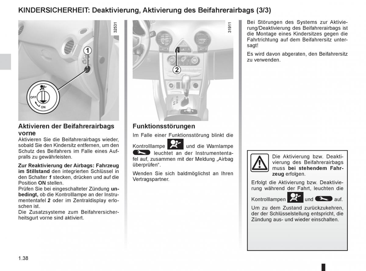 Renault Koleos Handbuch / page 44