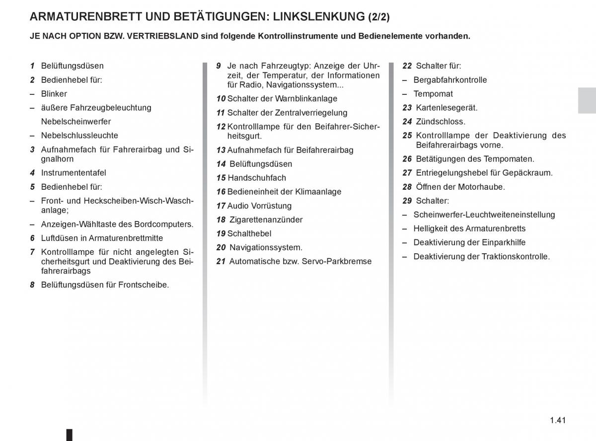 Renault Koleos Handbuch / page 47