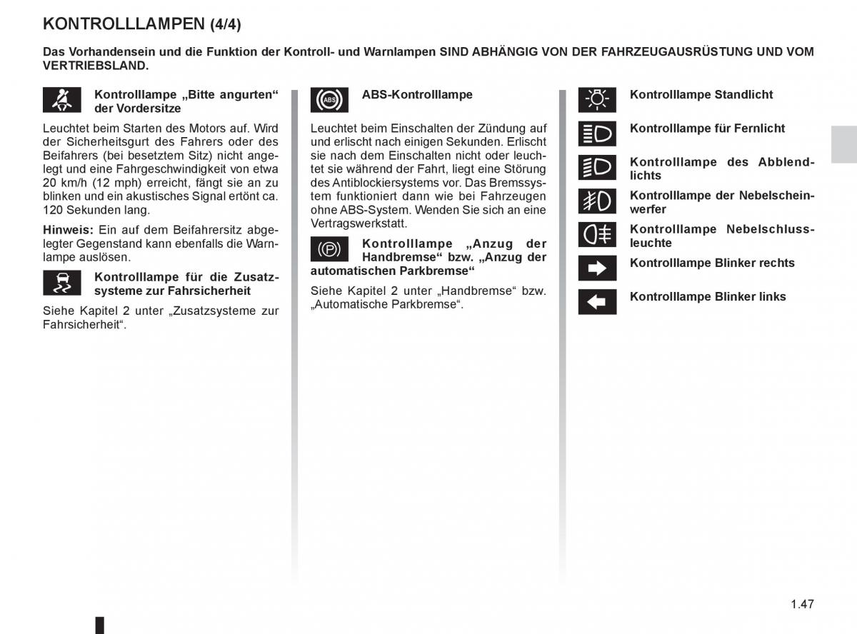 Renault Koleos Handbuch / page 53