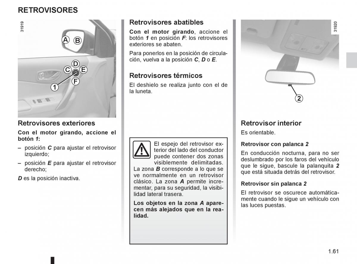 Renault Koleos manual del propietario / page 67