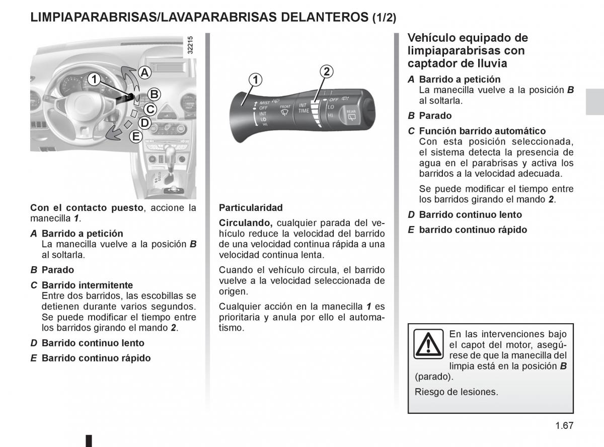 Renault Koleos manual del propietario / page 73