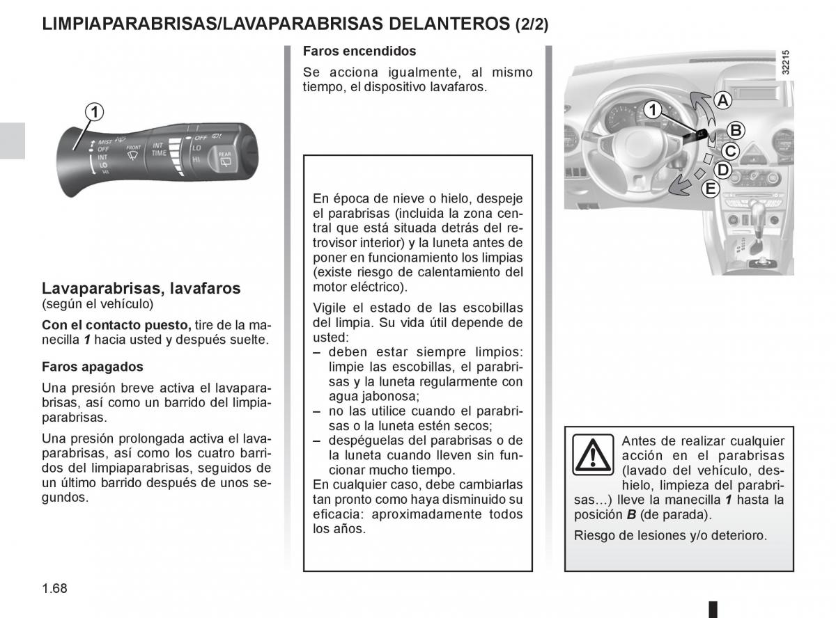 Renault Koleos manual del propietario / page 74