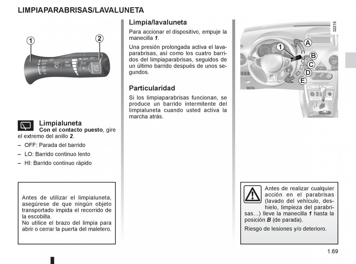 Renault Koleos manual del propietario / page 75