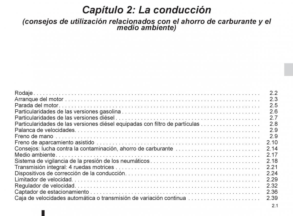 Renault Koleos manual del propietario / page 79