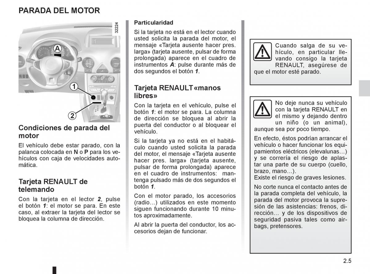 Renault Koleos manual del propietario / page 83