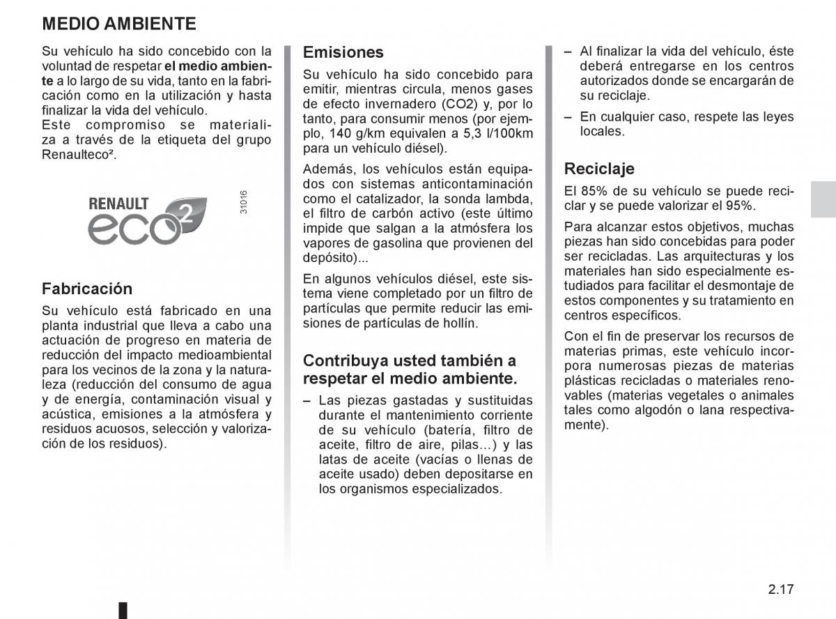 Renault Koleos manual del propietario / page 95