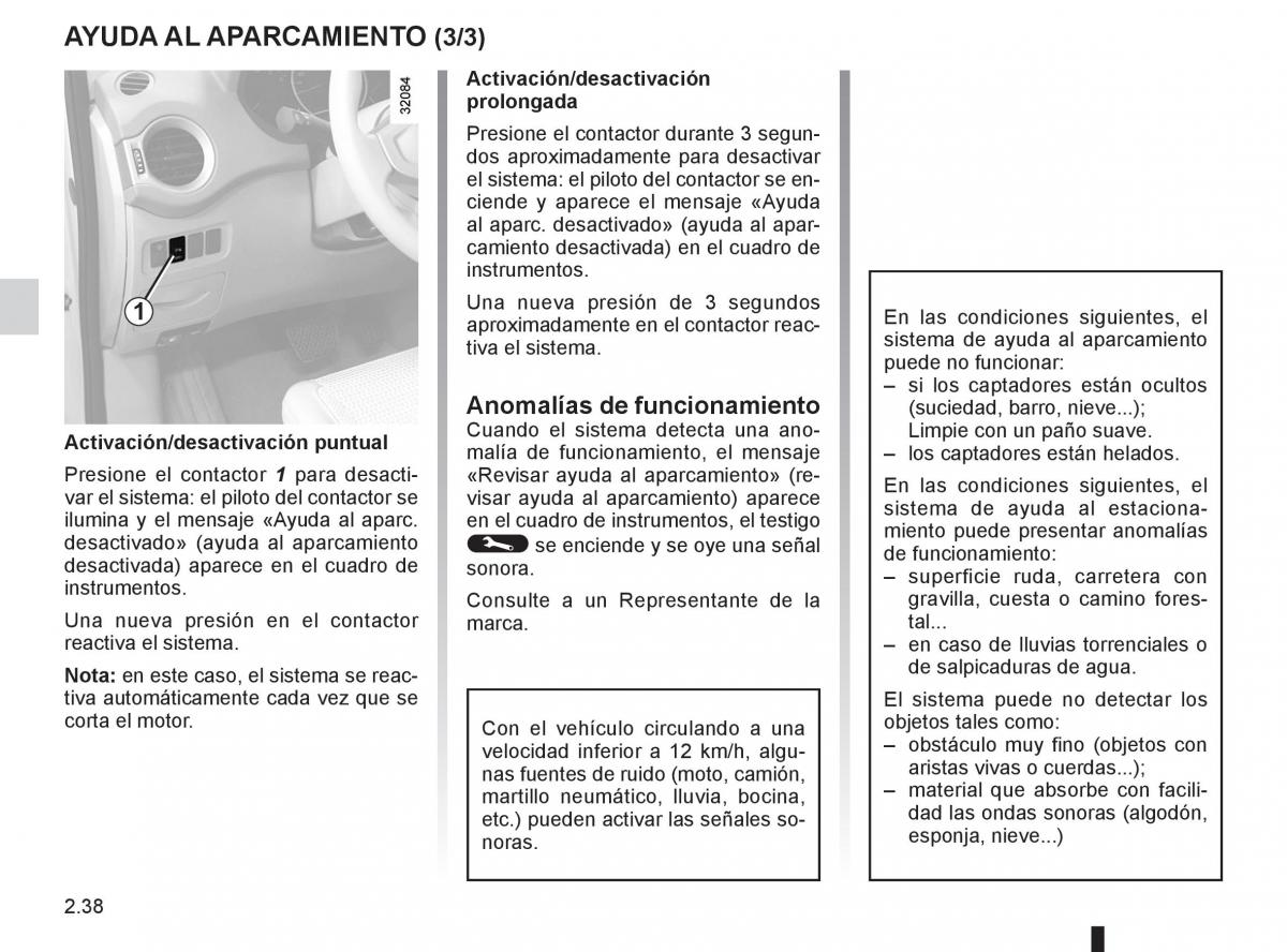 Renault Koleos manual del propietario / page 116