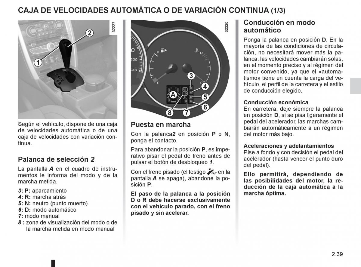 Renault Koleos manual del propietario / page 117